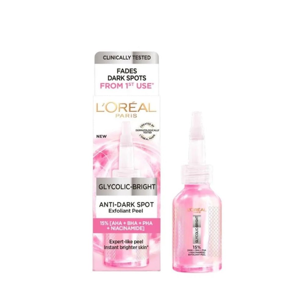L'OREAL PARIS Glycolic Bright Anti Dark Spot Exfoliant Peel 25ml